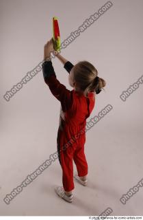 DENISA PILOT STANDING POSE WITH GUN 4